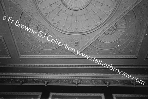 HEYWOOD HOUSE  PORTION OF GEORGIAN CEILING